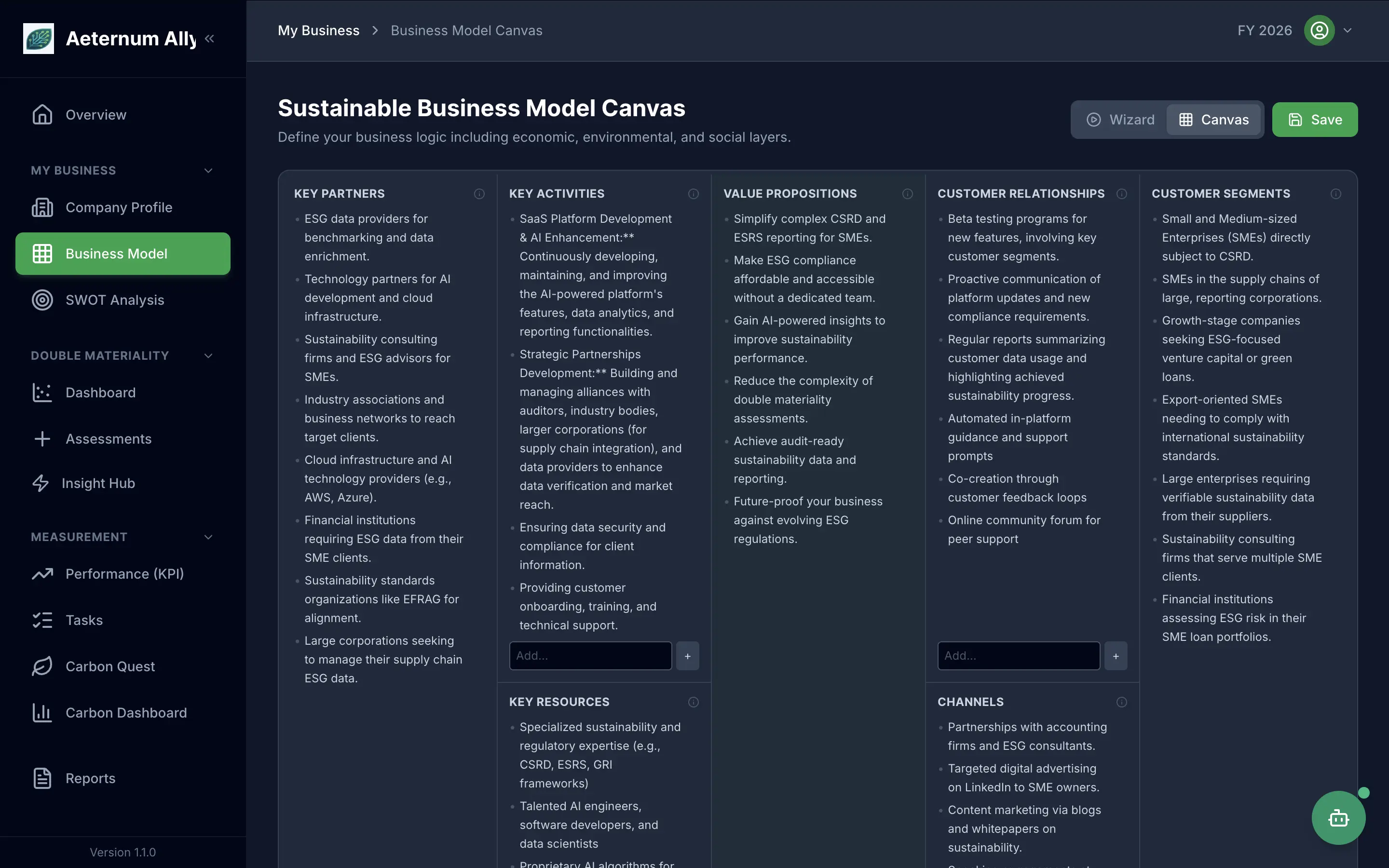 Sustainable Business Model Canvas - 1